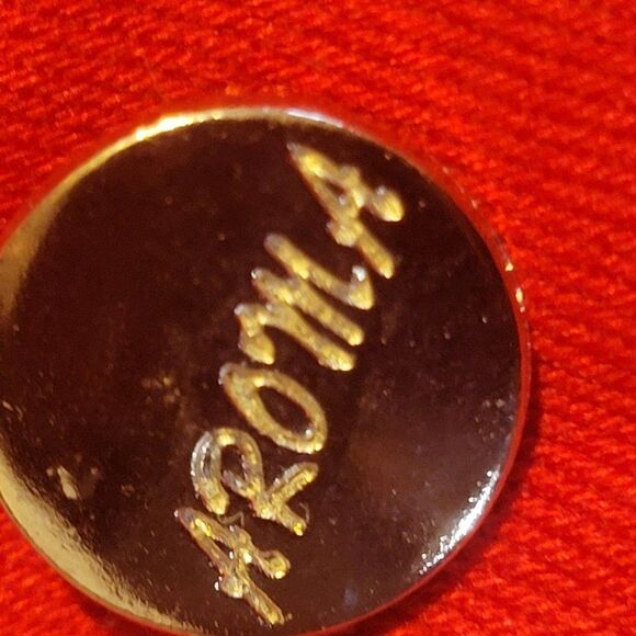 Aroma  Womens Red Sleeveless Pockets Button Fringe Jeans Vest Dress Size Small - Picture 2 of 7